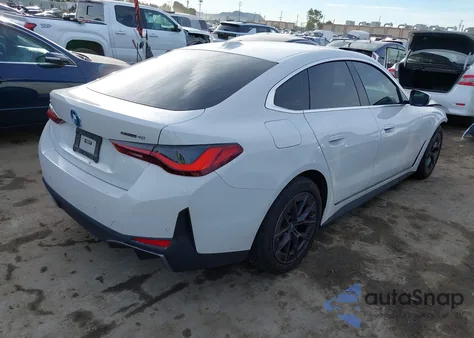 2023 BMW I4 Edrive40 z USA, uszkodzony, nr VIN WBY73AW09PFN75285